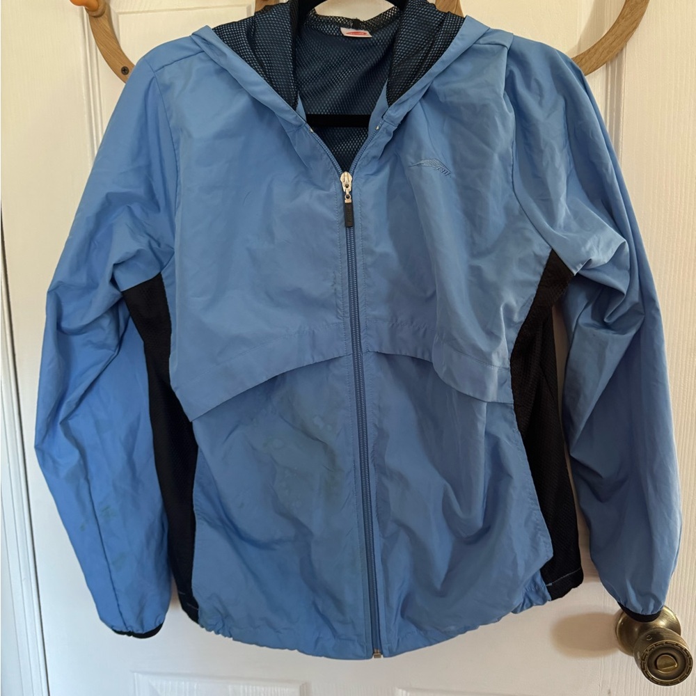 Avia Light Blue and Black Mesh Jacket with hood